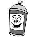 Spray Can Mascot Illustration