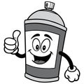 Spray Can with Thumbs Up Illustration