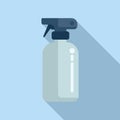 Spray cleaning icon flat vector. Hand atomizer Royalty Free Stock Photo