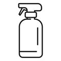 Spray cleaning icon outline vector. Hand atomizer Royalty Free Stock Photo