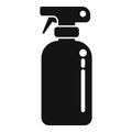 Spray cleaning icon simple vector. Hand atomizer Royalty Free Stock Photo
