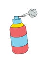 Spray clip art illustration vector isolated