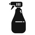 Spray dispenser icon simple vector. Covid clean sanitize