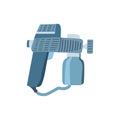 Spray gun isolated on a white background flat illustration design vector Royalty Free Stock Photo