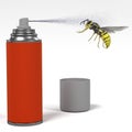 Spray killing insect