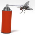 Spray killing insect