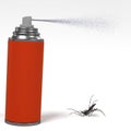 Spray killing insect