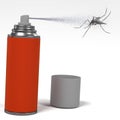 Spray killing insect