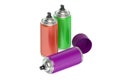 Spray paint cans Royalty Free Stock Photo