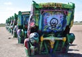 Cadillac Ranch - Amarillo, Texas Royalty Free Stock Photo