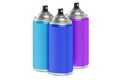 Spray paints Royalty Free Stock Photo