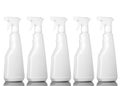 Spray plastic bottle. Various plastic bottle Royalty Free Stock Photo