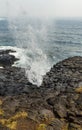 Kiama Little Blowhole Spray Royalty Free Stock Photo