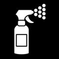 Sprayer solid icon. vector illustration isolated on black. glyph style design, designed for web and app. Eps 10