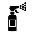 Sprayer solid icon. vector illustration isolated on white. glyph style design, designed for web and app. Eps 10