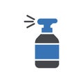 Spray vector glyph colour icon Royalty Free Stock Photo
