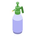 Sprayer bottle icon isometric vector. Farm pest