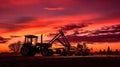 sprayer farm equipment silhouette