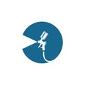 spraygun vector icon illustration design Royalty Free Stock Photo