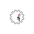 spraygun vector icon illustration design Royalty Free Stock Photo