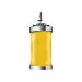 Sprays with yellow paint Royalty Free Stock Photo