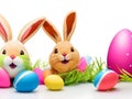 Hoppy Easter Hilarity: Funny Bunny Eggs Banner