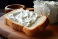 Spreadable Bread cream cheese. Generate Ai