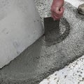 Spreading concrete