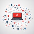 Spreading Malware Infection Causing Damage and Information Loss due to Network Vulnerability - Ransomware Attack, IT Security