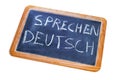 Sprechen deutsch, german is spoken Royalty Free Stock Photo