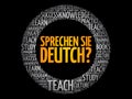 Sprechen Sie Deutch? (Do you speak German