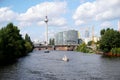 Spree river and Berlin Radio Tower