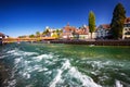 Spreuer bridge in the old city center of Lucerne, Switzerland Royalty Free Stock Photo