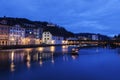 Spreuer Bridge at sunrise Royalty Free Stock Photo