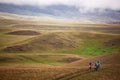 Spring adventure mountain bike competition Royalty Free Stock Photo