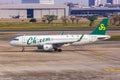 Spring Airlines Airbus A320 airplane at Bangkok Don Mueang Airport in Thailand