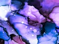 Spring Alcohol Ink Background. Chinese Ink