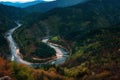 Spring along the Arda river, Eastern Rhodopes, Bulgaria Royalty Free Stock Photo