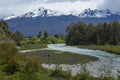 Spring along the Carretera Austral in northern Patagonia, Chile. Royalty Free Stock Photo