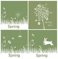 Spring applique Royalty Free Stock Photo