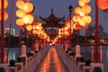 Spring and Autumn Pavilions, Lotus Pond, Kahosiung Royalty Free Stock Photo