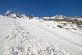 Spring avalanches in the Alps