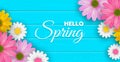 Spring background or banner design with lovely element. EPS10 vector illustration
