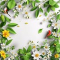 spring background with flowersspring flowers background spring floral background Royalty Free Stock Photo