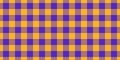 Spring background plaid tartan, single textile pattern fabric. Wear check texture vector seamless in amber and indigo colors