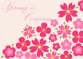 Spring background. Spring is coming. Vector illustration. eps 10 Royalty Free Stock Photo