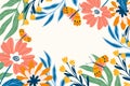 Spring background Vector illustration EPS 10. Royalty Free Stock Photo