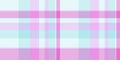 Spring background vector textile, chequered pattern fabric check. Picnic plaid texture tartan seamless in light and white colors Royalty Free Stock Photo