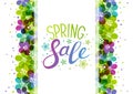 Spring background with vibrant flowers Royalty Free Stock Photo