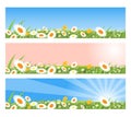 Spring banners Royalty Free Stock Photo